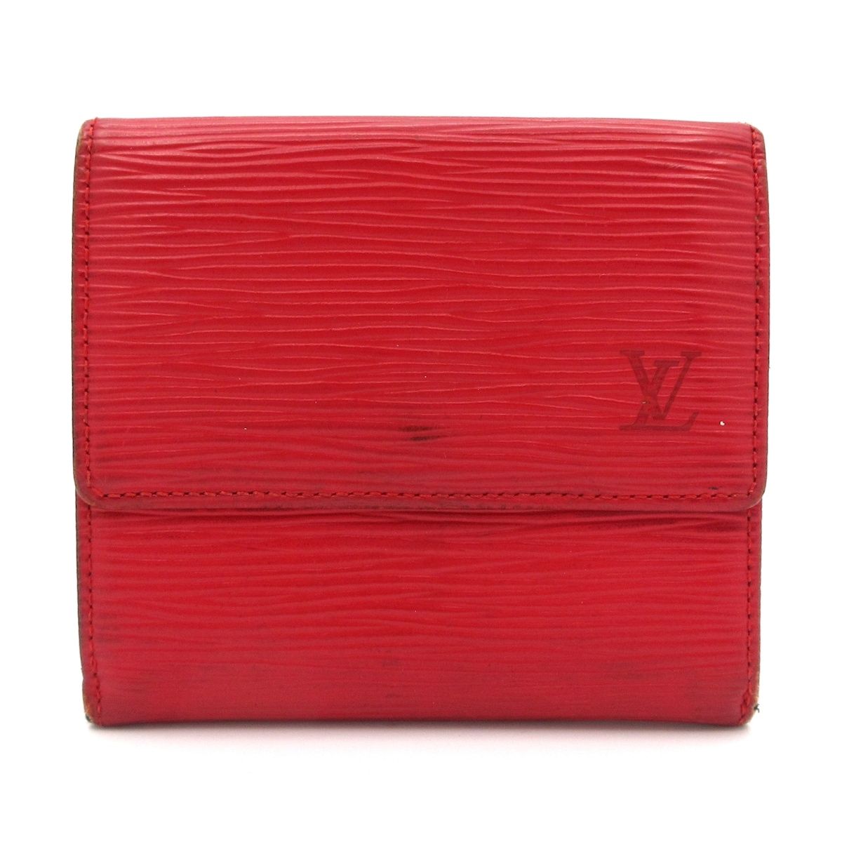 LOUIS VUITTON(ルイヴィトン) Wホック財布 エピ ポルトモネビエカルトクレディ M63487 カスティリアンレッド レザー