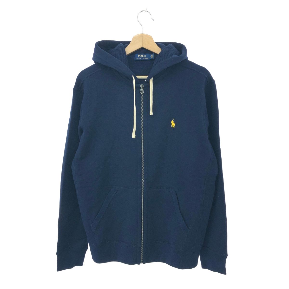 POLO RALPH LAUREN ポロラルフローレン ジップアップパーカー サイズ:M  裏サーマル   ネイビー メンズ / 240001191816 POLO RALPH LAUREN ポロラルフローレン ジップアップパーカー サイズ:M