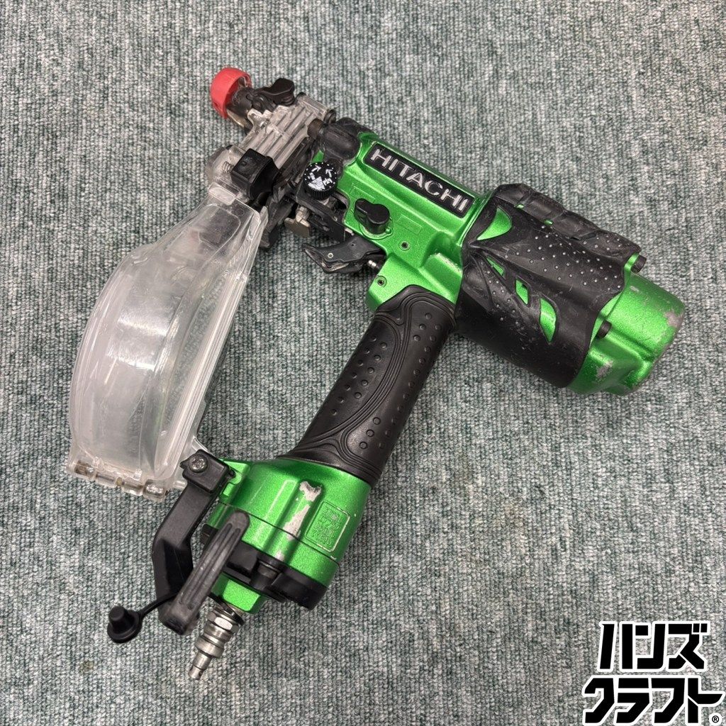 ▽【中古】 日立 WF3H 32mm 高圧ネジ打ち機 ビス打ち機 HITACHI (現：HiKOKI) グリーン【中古】 TS