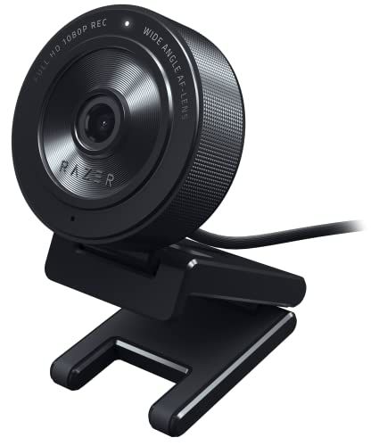 Razer Kiyo X ストリーミング ウェブカメラ Webカメラ USB 2.0 フルHD 1080p 30FPS / 720p 60fps オートフォーカス装備 カスタマイズ設定 207万画素 画角 82° 柔軟な取付けオプション Windows 10t