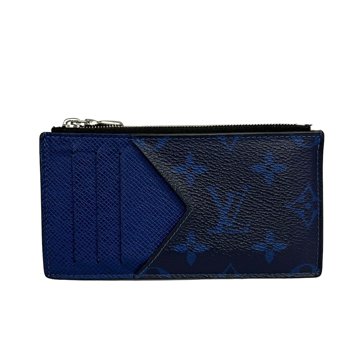LOUIS VUITTON(ルイヴィトン) コインケース タイガラマ コインカード・フォルダー M30270 コバルト レザー、牛革
