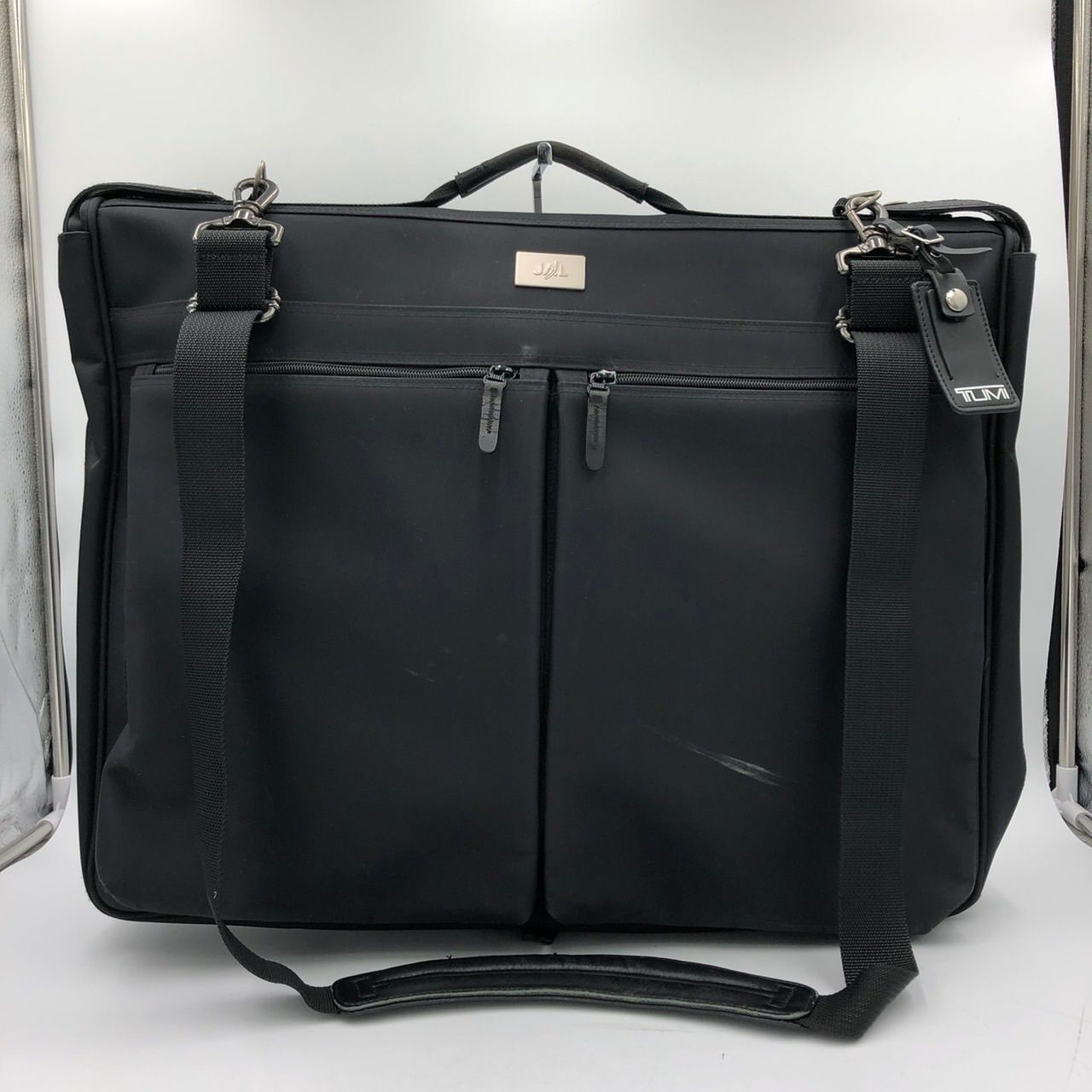JAL TUMI ガーメントバッグ トラベル ナイロン 黒 ブラック 出張 中古