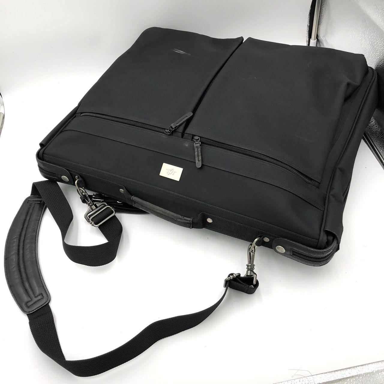 JAL TUMI ガーメントバッグ トラベル ナイロン 黒 ブラック 出張 中古