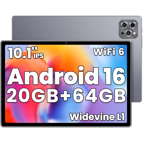 【新品】【 Android 16 タブレット 10インチ wi-fiモデル】20GB+64GB+1TB TF拡張、8コアCPU WidevineL1+GMS認証+Type-C充電+6000mAh、Android タブレット 1280*800 5d074631