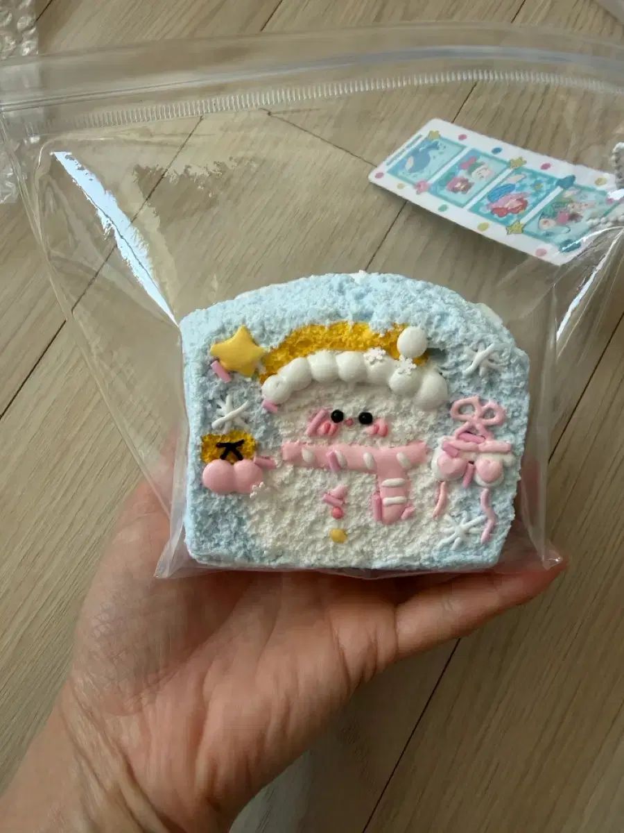 mumu ムム雪だるま3層トーストぷにぷに（反発力のある触感）