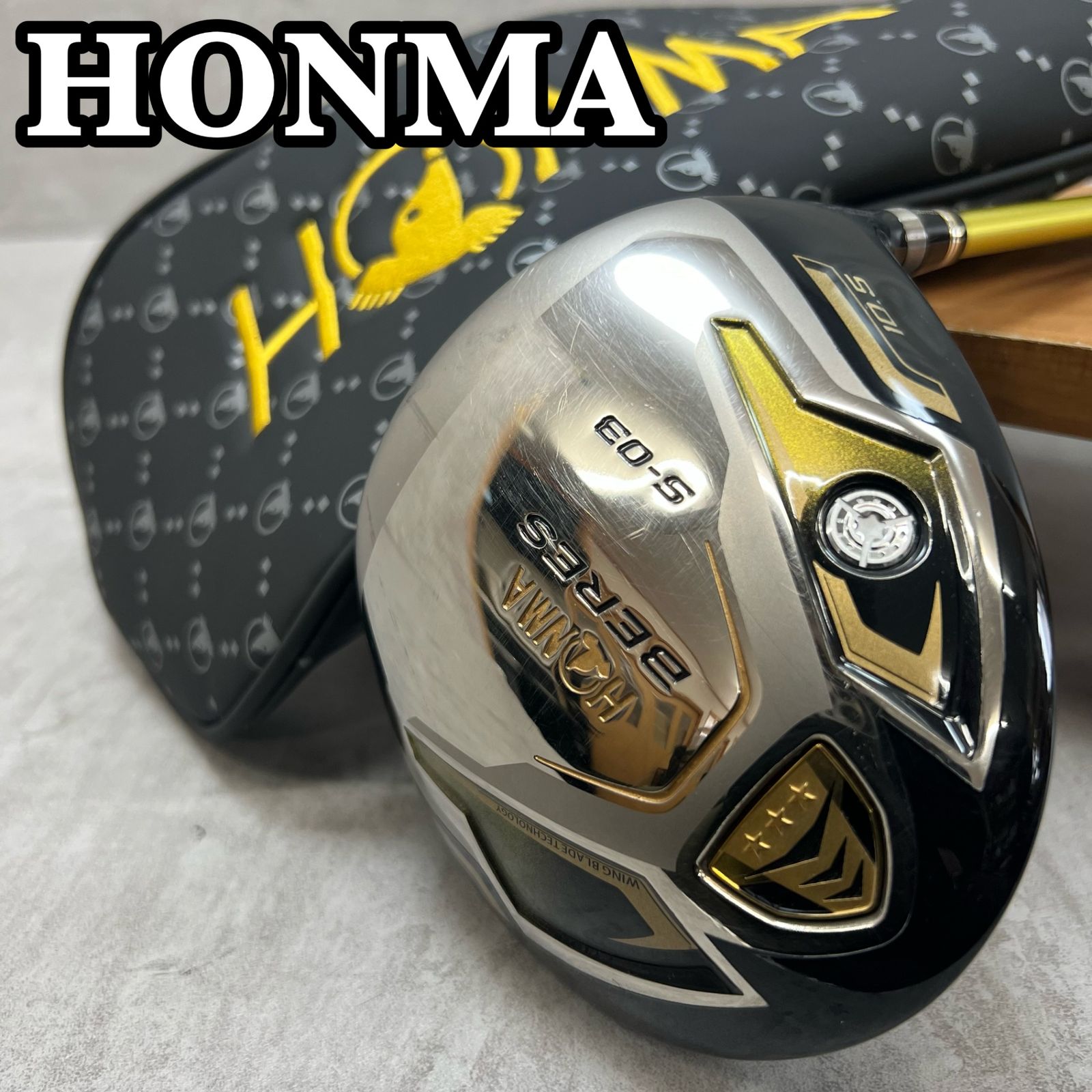 HONMA GOLF ホンマゴルフ BERES S-03 ベレス 3スター 星 メンズゴルフ ドライバー R 10.5° カーボン 右利き用