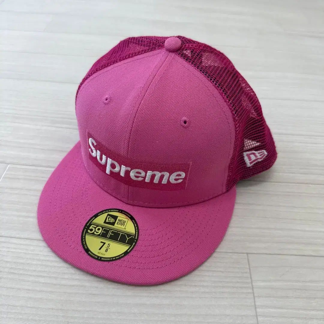 Supreme Supreme ボックスロゴ メッシュバッグ NEW ERA ピンク