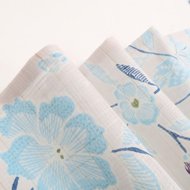 ❁tomihisa❁新品 夏単衣 青柳謹製 ROYALBATIK 草木染 お仕立て上がり品 正絹”爽やかな異国の風を十日町の美に染めて”トールサイズ 紬 6270
