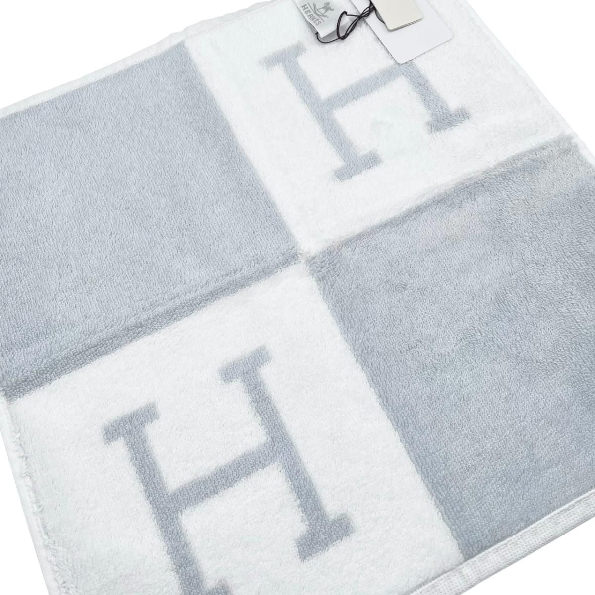 ☆エルメス ハンドタオル カレタオル アヴァロン H102192M 03 コットン 