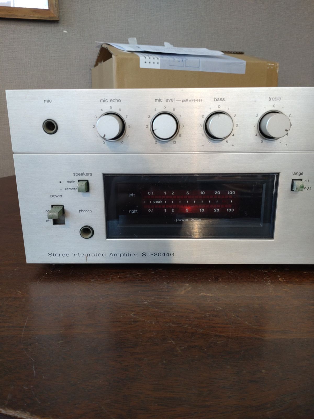 B165 Technics SU-8044G ステレオメインアンプ - メルカリ