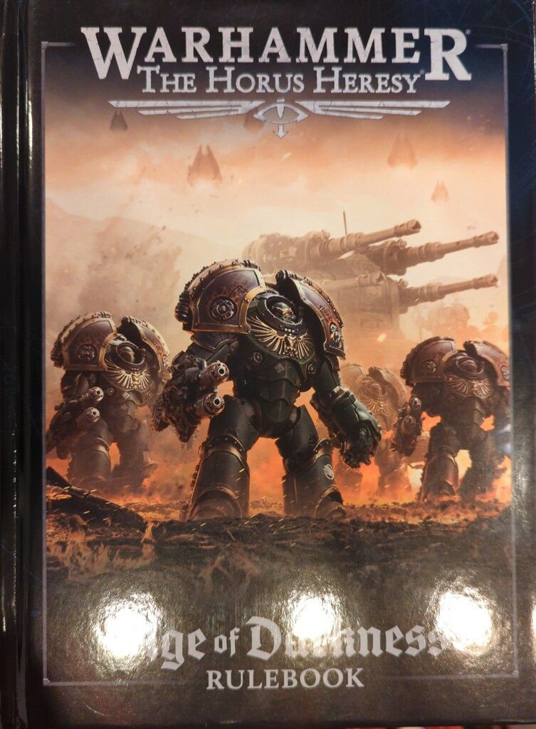 GAMES WORKSHOP WARHAMMER THE HORUS HERESY Age of Darkness RULEBOOK 3rd EDITION