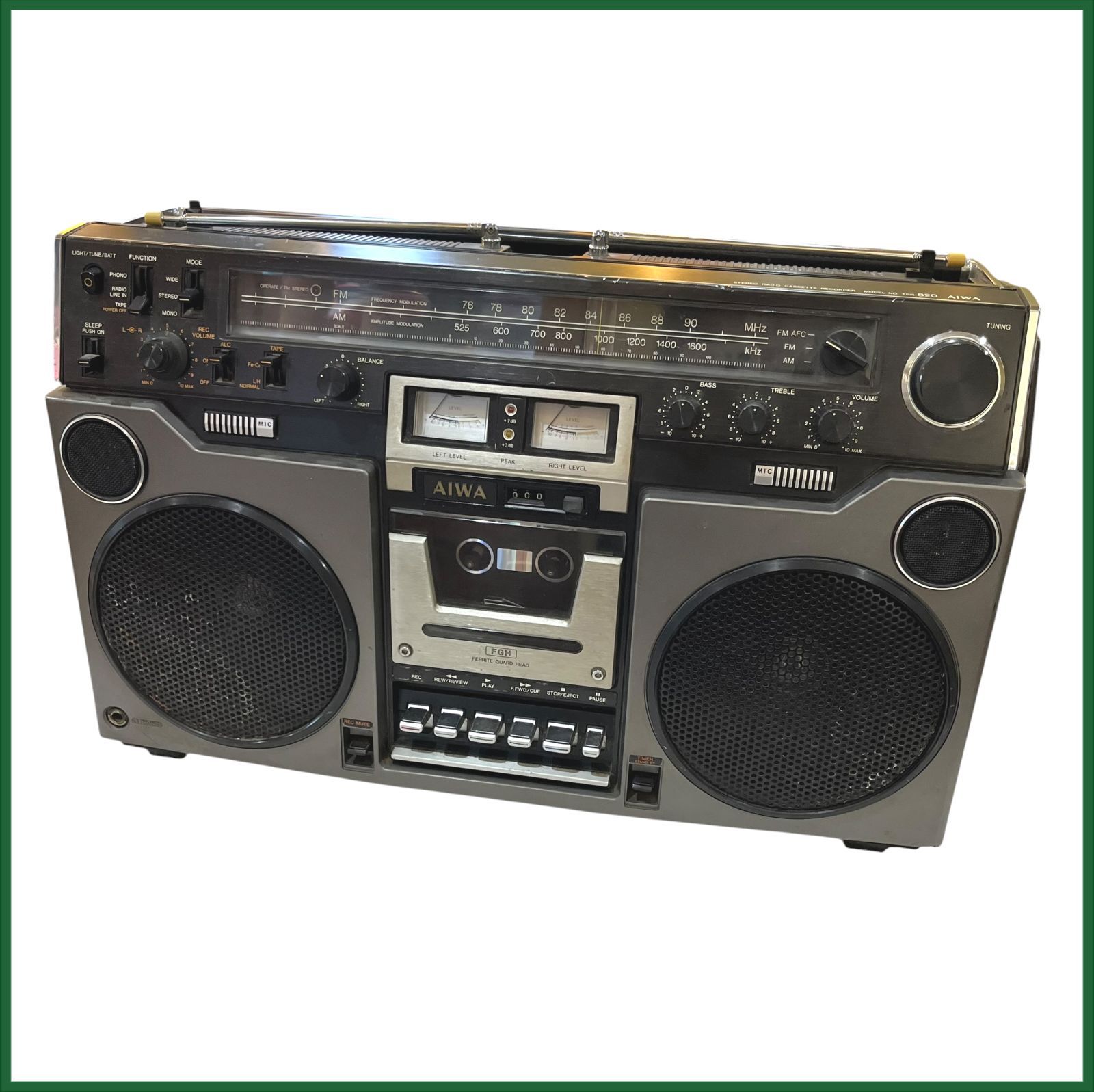 AIWA アイワ TPR-820 ラジオカセットプレイヤー オーディオ　ジャンク ジャンク○AIWA/アイワ○2BANDラジカセ TPR-820 ステレオ レコーダー