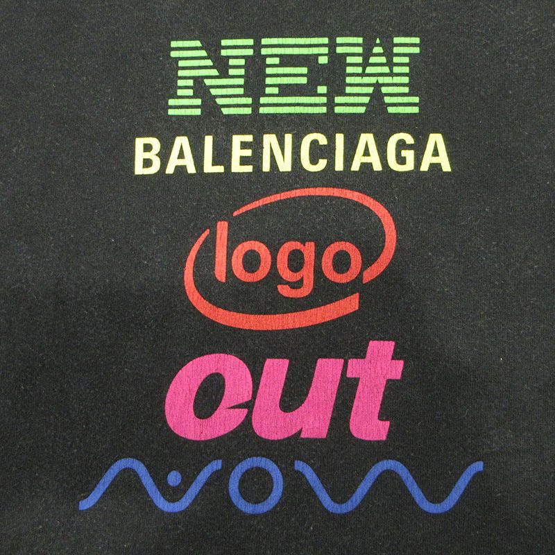 三重本店】 中古 BALENCIAGA | バレンシアガ NEW LOGO Tee 17ss ロゴ