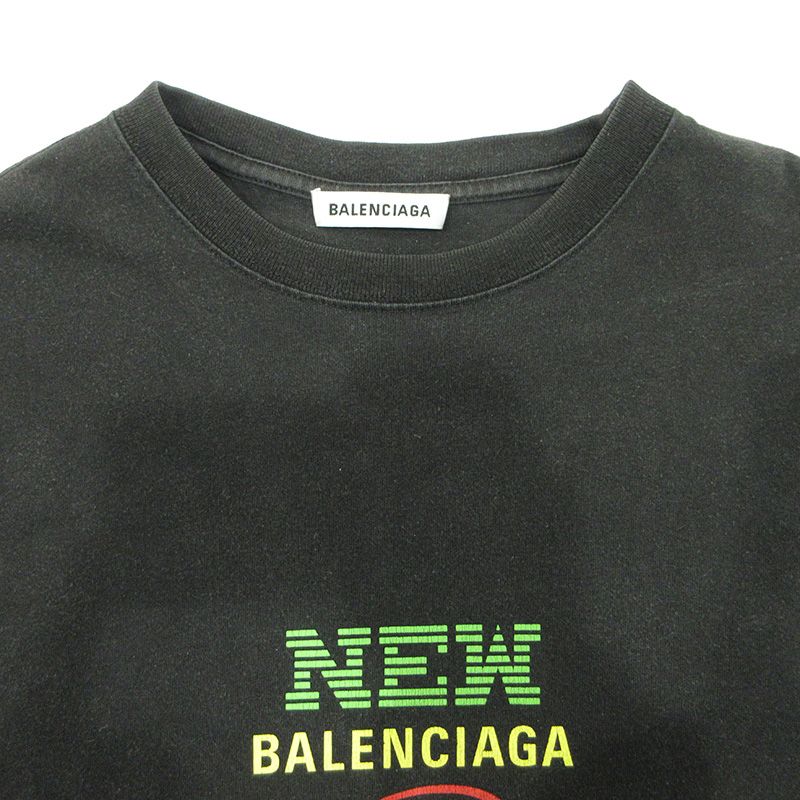 BALENCIAGA バレンシアガ 17SS NEW LOGO TEE 三重本店】 中古 BALENCIAGA | バレンシアガ NEW LOGO Tee 17ss ロゴ