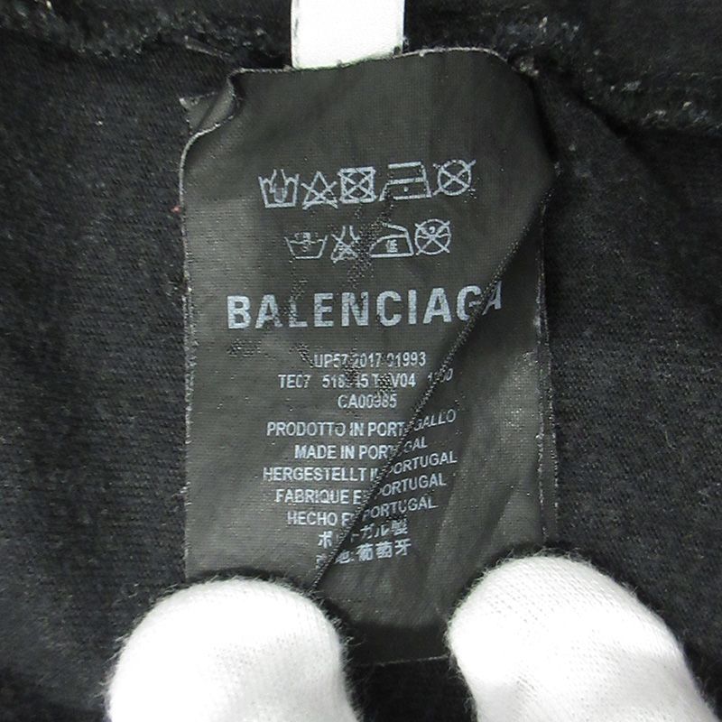 三重本店】 中古 BALENCIAGA | バレンシアガ NEW LOGO Tee 17ss ロゴ