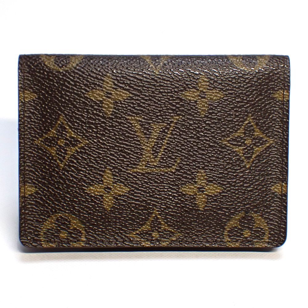 【LOUIS VUITTON】ルイ・ヴィトン　モノグラム　ポルト2カルト・ヴェルティカル　パス・ケース　M60533　中古　質屋