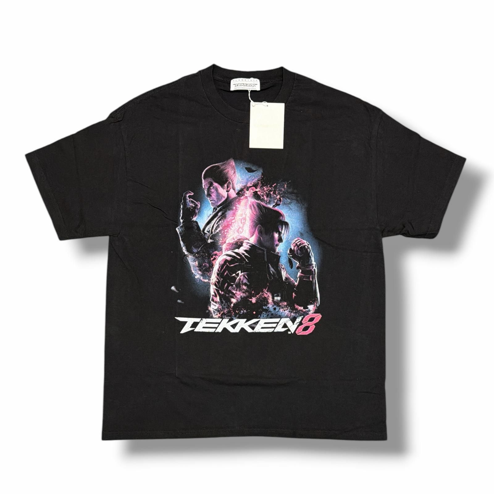 参考上代13200円 未使用 F-LAGSTUF-F 'TEKKEN8' TEE 半袖カットソー グラフィックプリントTシャツ フラグスタフ × 鉄拳 FS1613 ブラック XL （14970M）