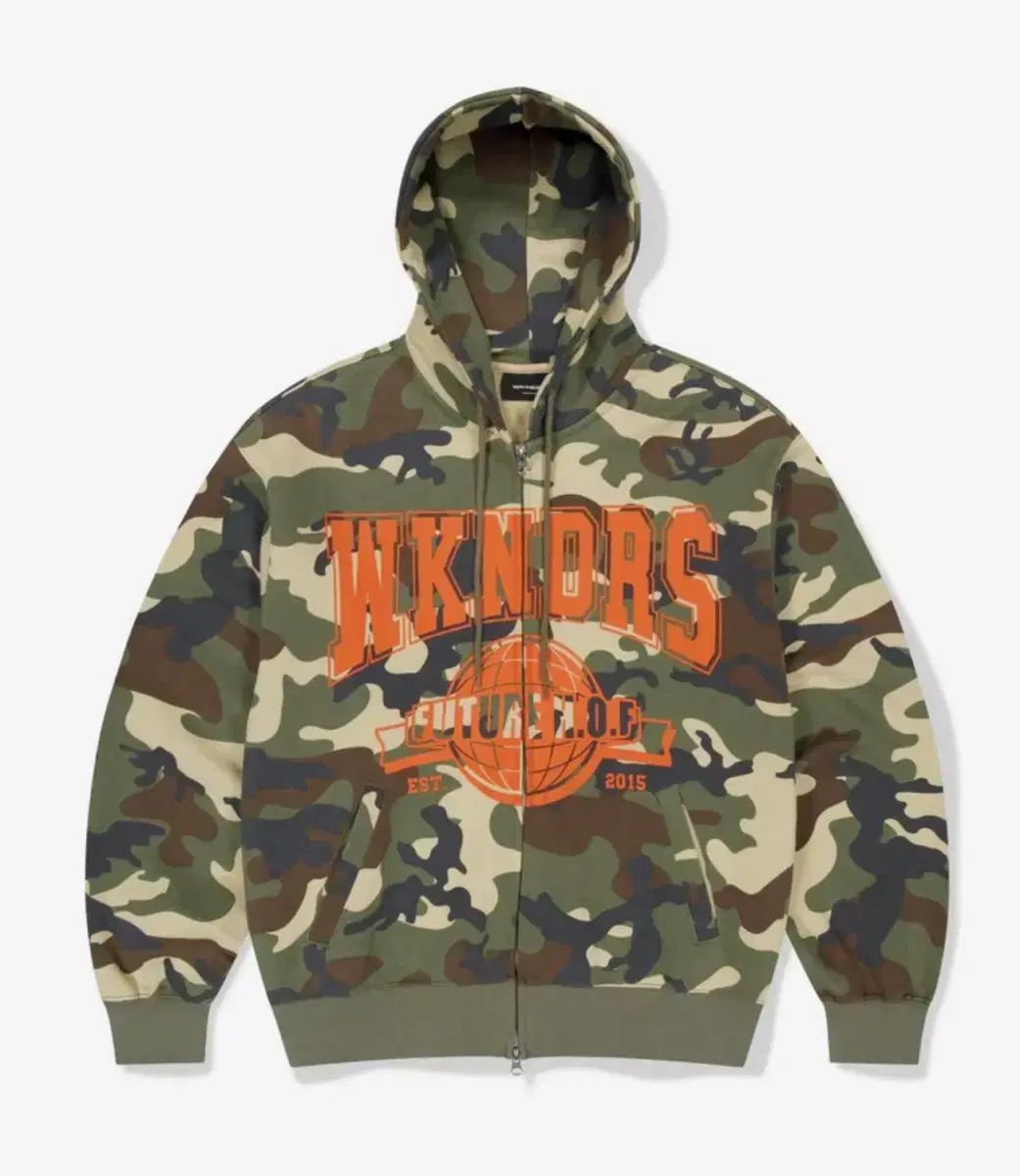 WKNDRS(ウィークエンダーズ) カモフラ WHO ジップアップ 新品