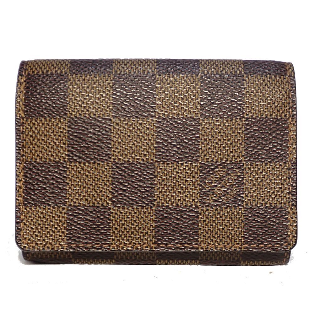 【LOUIS VUITTON】ルイ・ヴィトン　アンヴェロップ カルト ドゥ ヴィジット　ダミエ　カード　名刺入れ　N62920　中古　美品　質屋