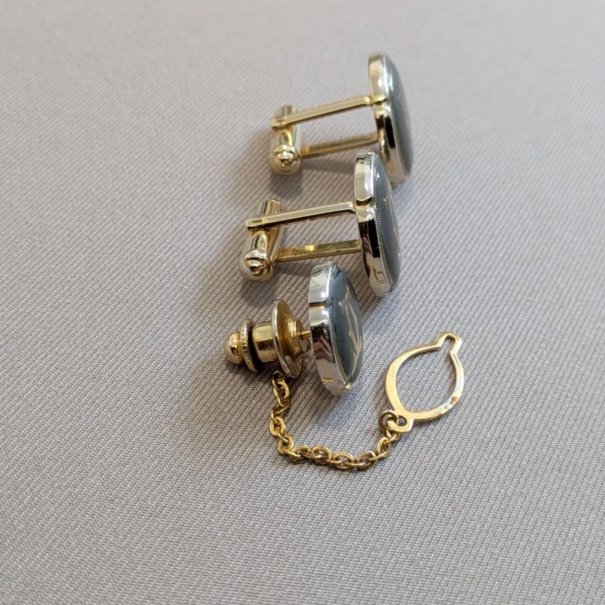 Cartier カルティエ Cartier タイバー カフス 3点セット ブラック