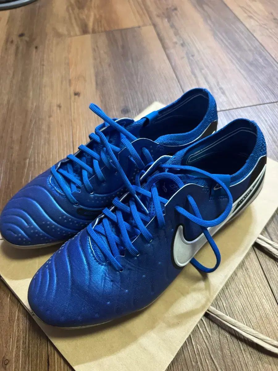 ナイキ ティエンポ サッカーシューズ ブルー エリート 260