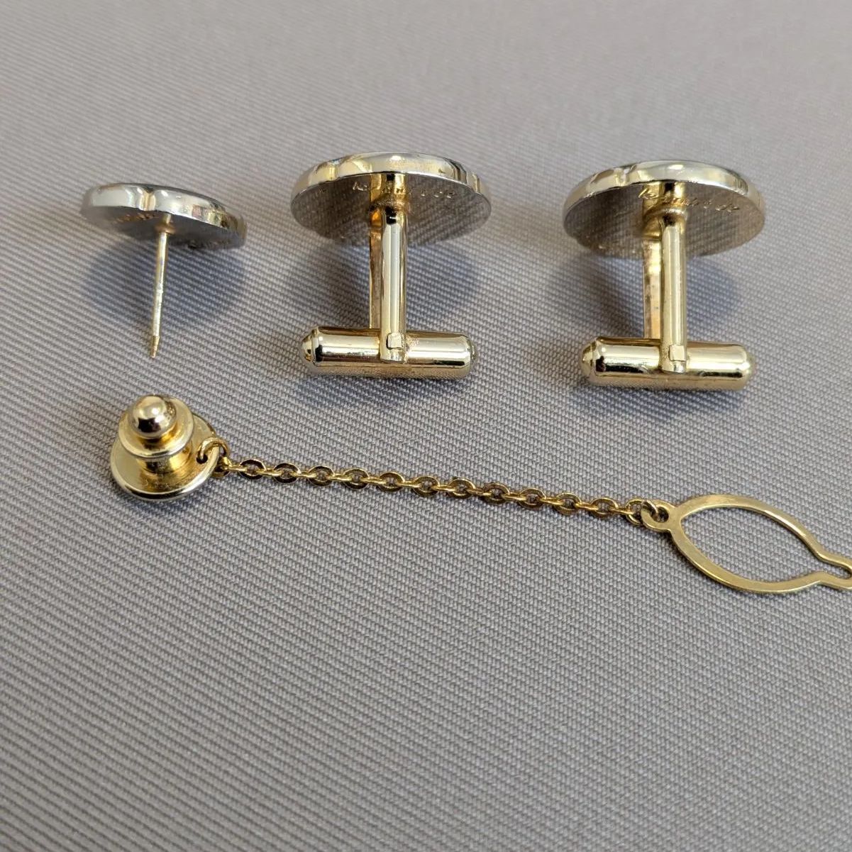 Cartier カルティエ Cartier タイバー カフス 3点セット ブラック