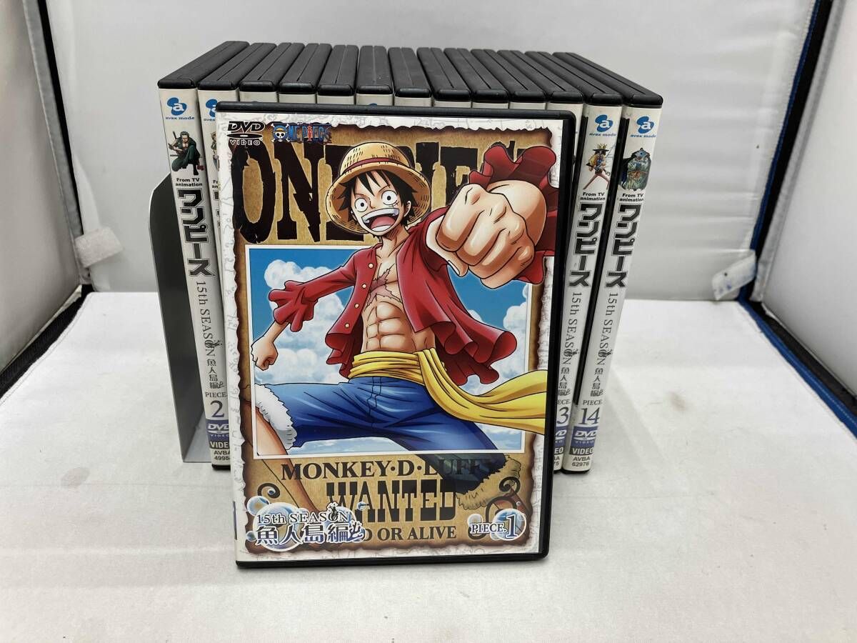 DVD 【※※※】[全14巻セット]ONE PIECE ワンピｰス 15THシｰズン 魚人島編