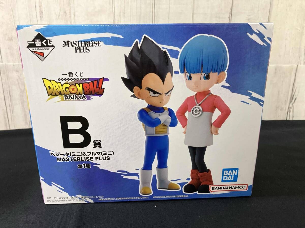 ドラゴンボール ブルマ フィギュア B賞.E賞ベジータ フィギュア】B賞 ベジｰタ(ミニ)&ブルマ(ミニ) MASTERLISE PLUS 一番