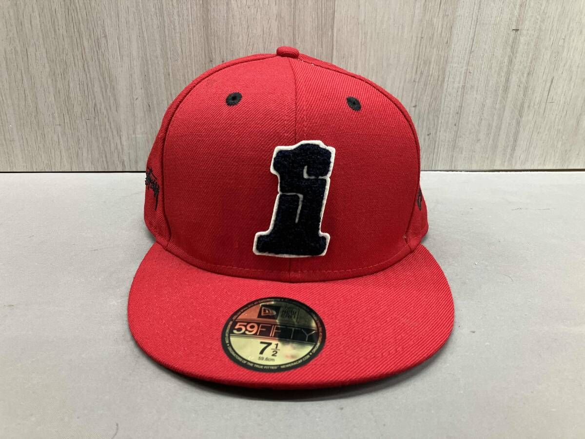 NEW ERA STUSSYコラボキャップ 帽子 59.6cm ステューシー