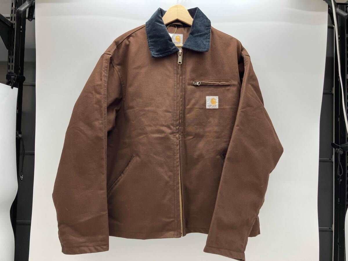秋冬 carhartt Detroit Jacket EJ001 BLK カーハート デトロイトジャケット その他ジャケット ブラウン L コットン