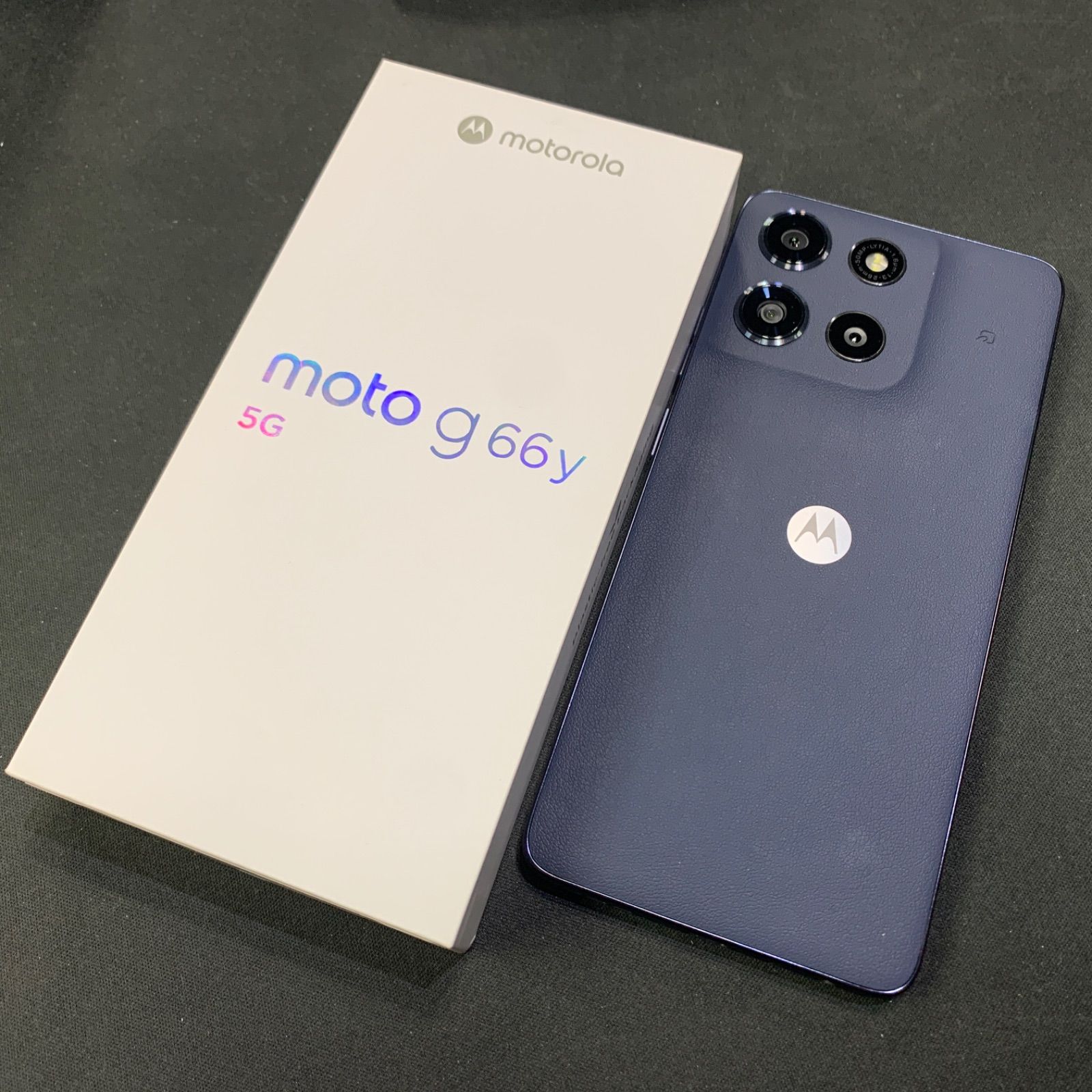 【美品】moto g66y 5G Y!mobile 128GB A501MO ブラックオイスター 15,000円