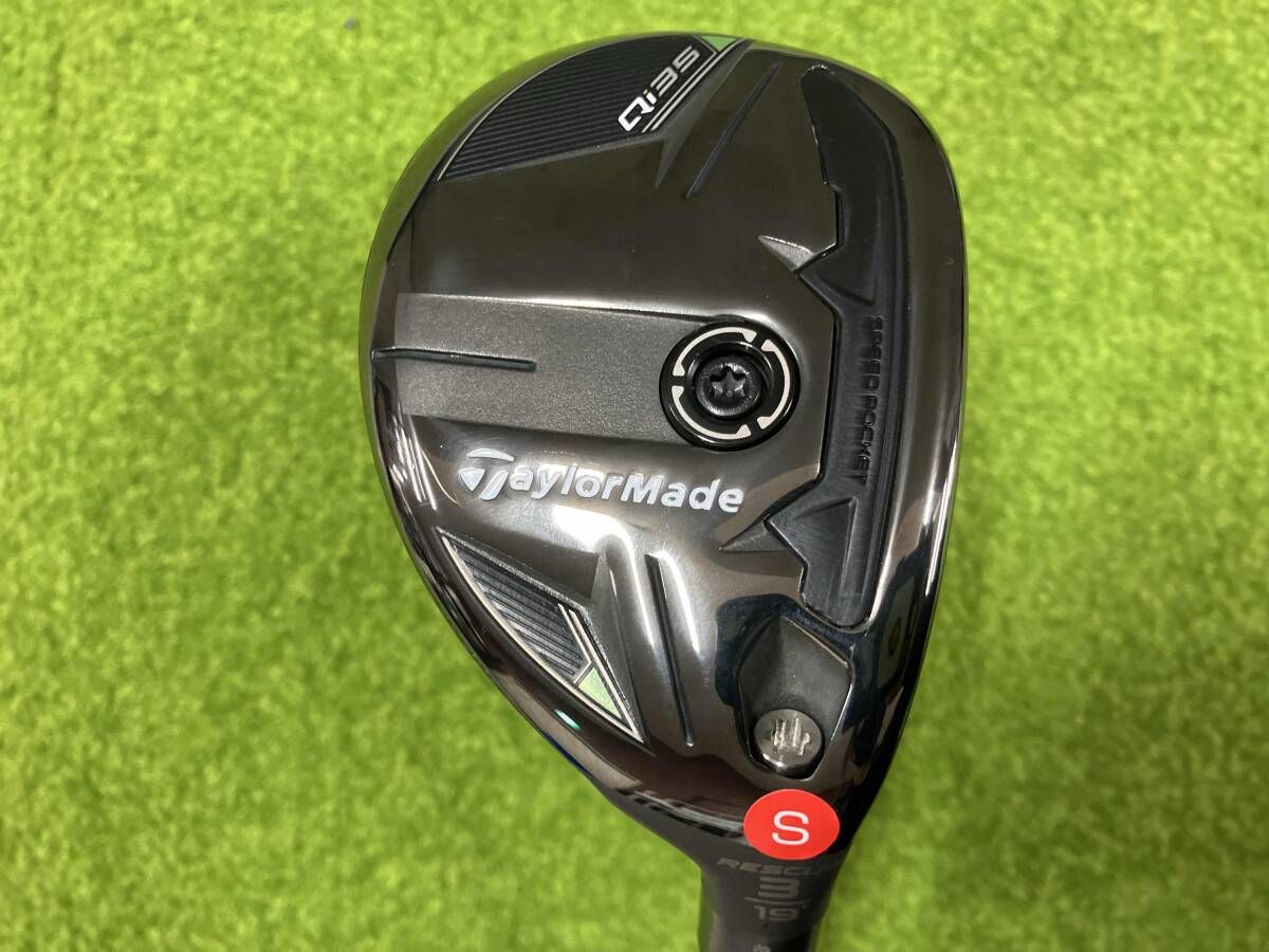 TaylorMade テーラーメイド Qi35 Diamana TM 70 フレックスS ロフト角19 3番 ユーティリティ ヘッドカバー有り