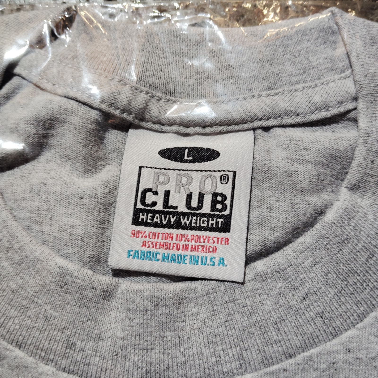 PRO CLUB × The△Hermit Club × Brochure In&Out Tee L グレー プロ 