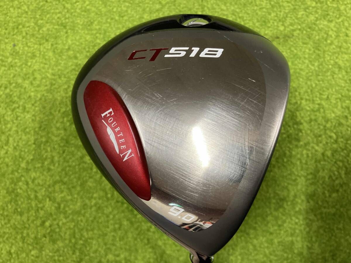 FOURTEEN フォーティーン CT-518 TS717d フレックスX wt72 ロフト角9.0 ドライバー
