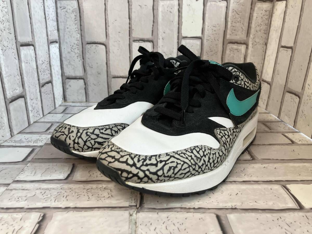 NIKE ナイキ AIR MAX 1 PRM ATMOS ELEPHANT 908366-001 27.5cm スポーツ 観賞用 アウトソール浮ｱﾘ