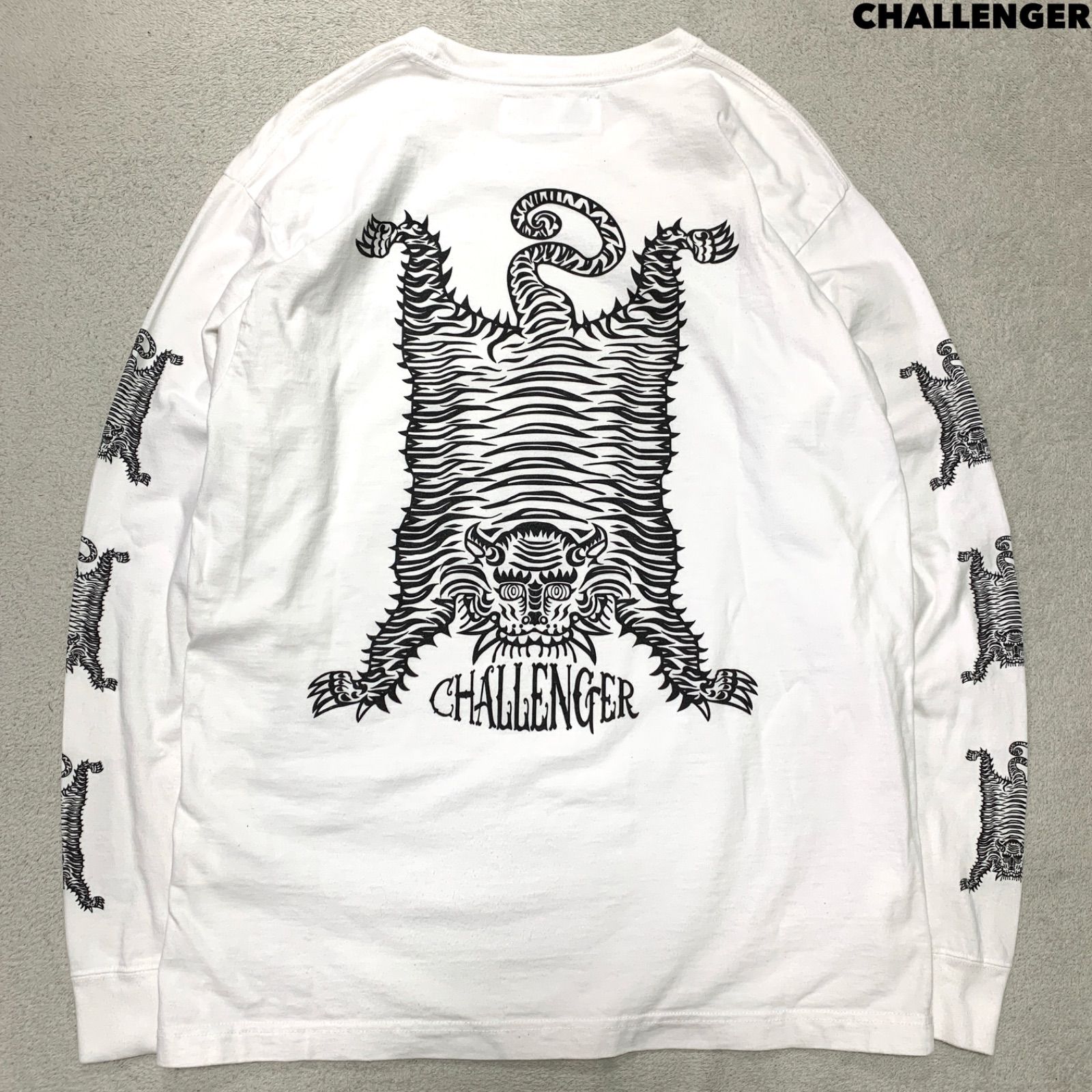 CHALLENGER L/S チベタン タイガー ロングスリーブTシャツ CHALLENGER L/S TIGER TEE ロングスリーブTシャツ 長袖カットソー ロン