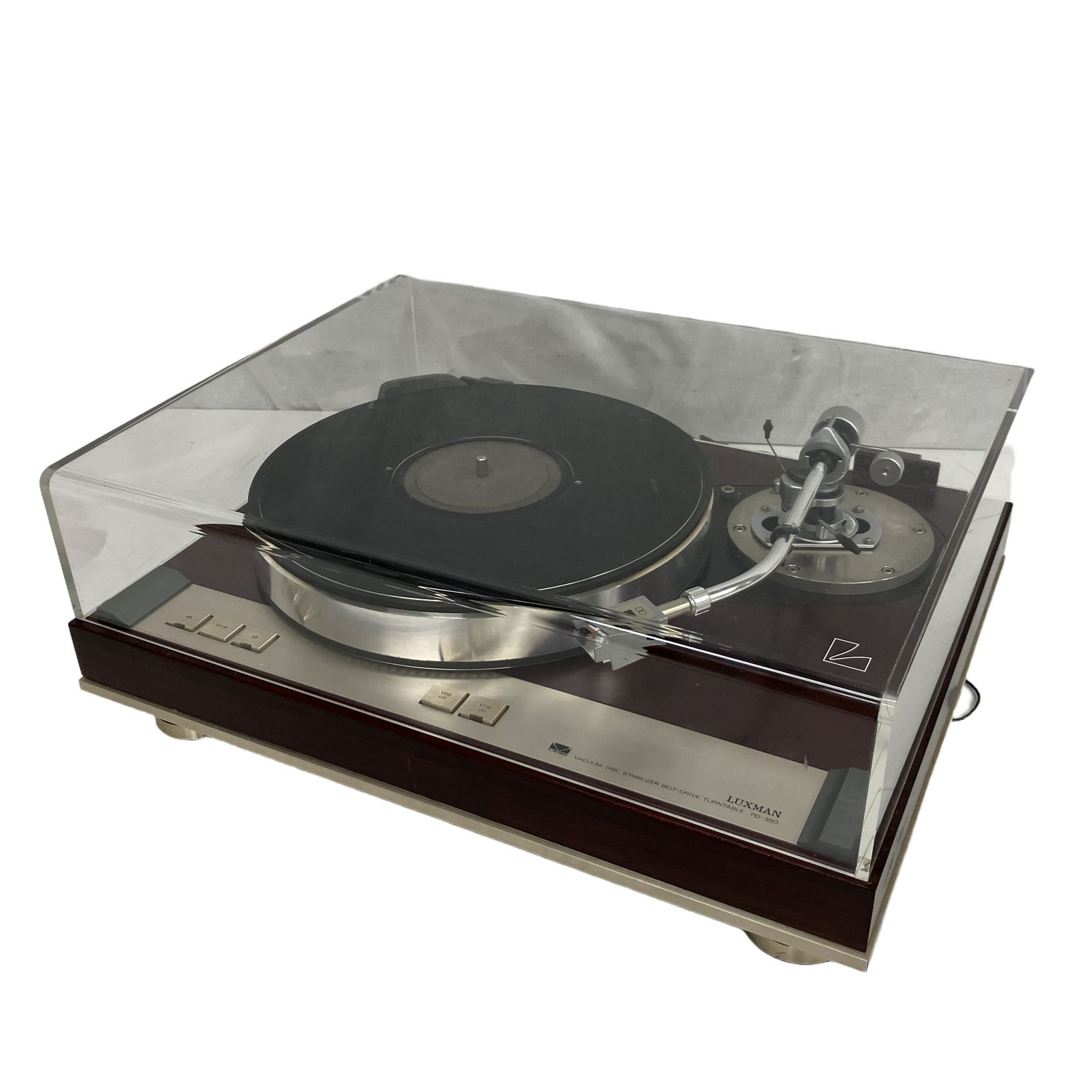LUXMAN PD-350 ターンテーブル VS-300 電源ユニット付 SME 3009 トーンアーム EMT XSD 15 カートリッジ構成 ラックスマン 中古 S11157089