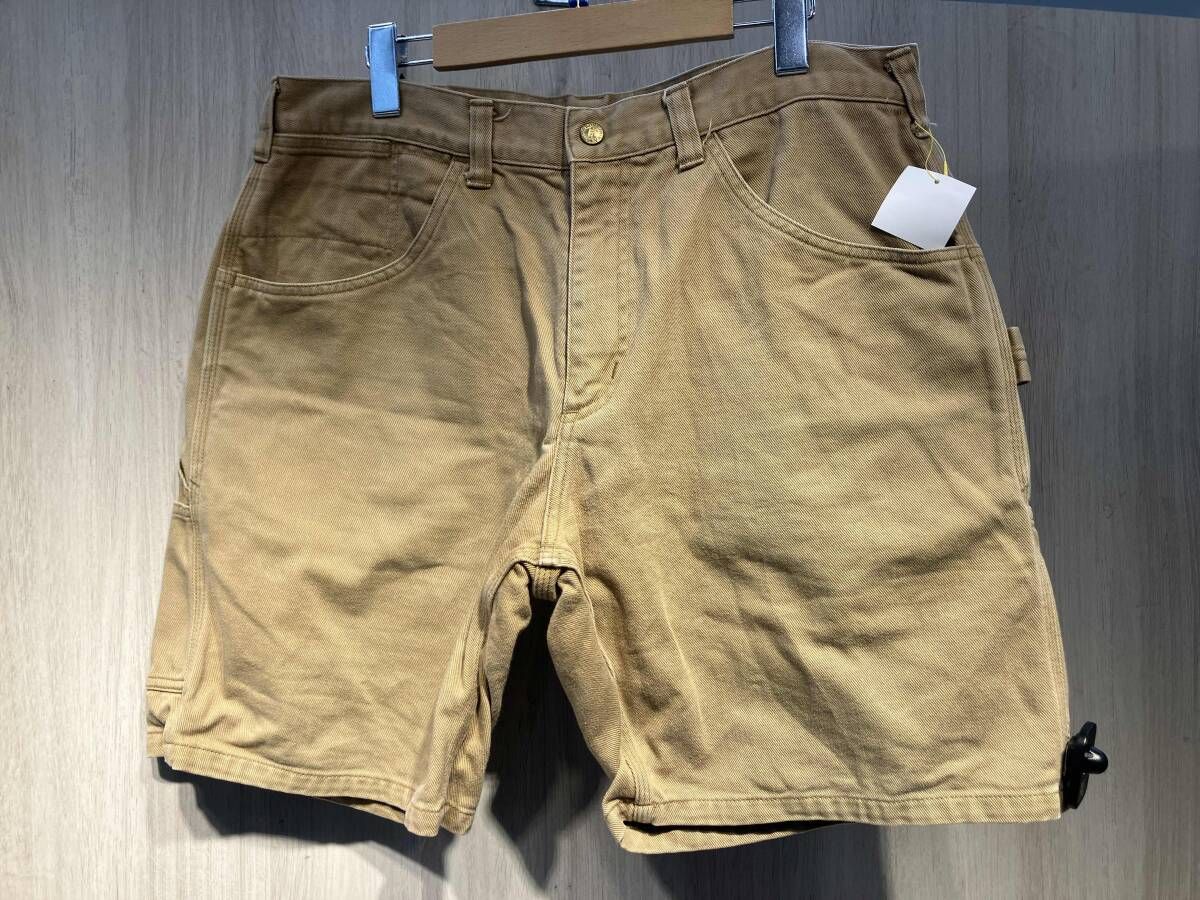 BONCOURA ハーフパンツ　綿パン　ベージュ　ペインターパンツ　W34