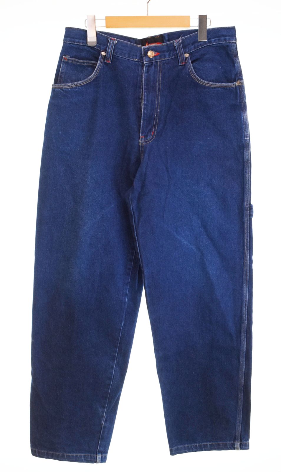 ジョニーブレイズ Johnny Blaze 90-00s USA製 Painter Buggy Denim Pants ペインター バギー デニムパンツ 刺繍 デニム ブルー 32 103MB-946