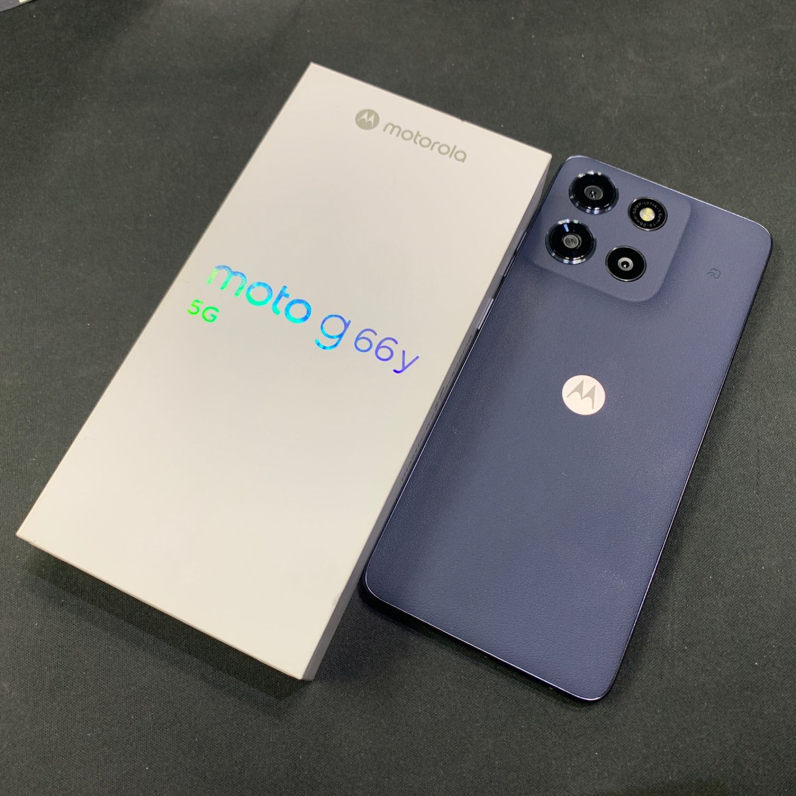 【美品】moto g66y 5G Y!mobile 128GB A501MO ブラックオイスター