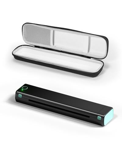 Phomemo M08F A4モバイルプリンター ストレージモデル ポータブルプリンター サーマルプリンター タトゥー転写プリンター 旅行/ビジネス/家庭/学校用 収納ケース付き shu 8f6a0413