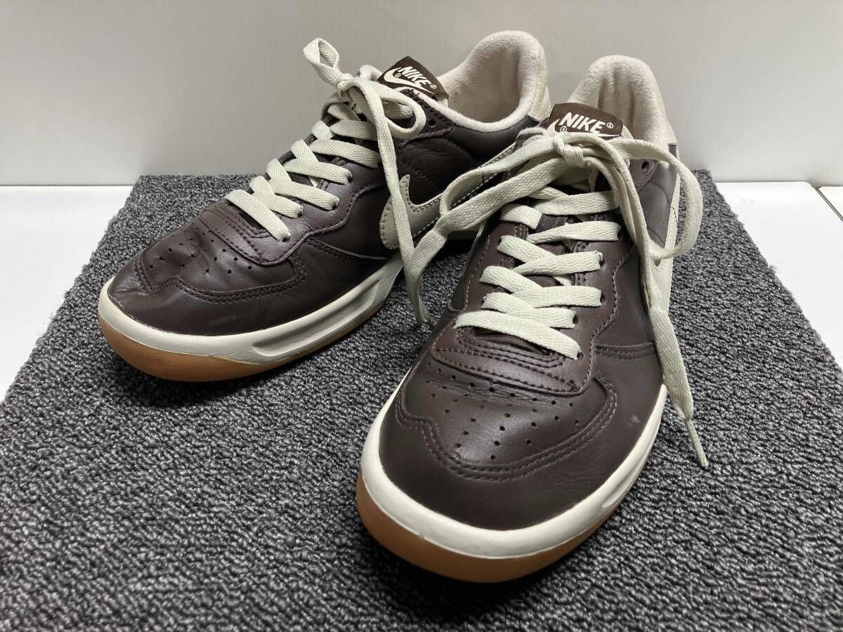 NIKE ナイキ レザースニーカー 142083-211 サイズ26.5cm ブラウン 茶色