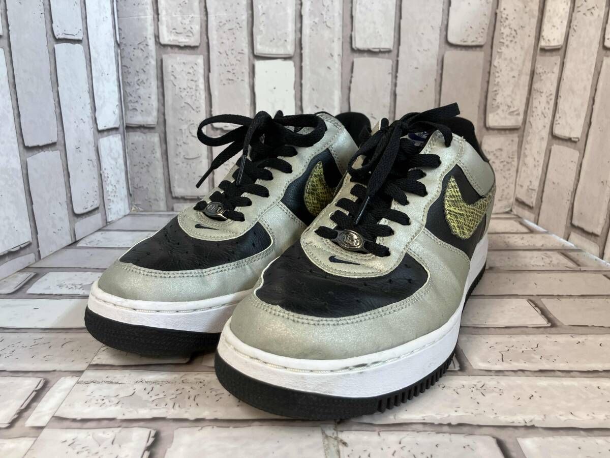 NIKE ナイキ スニーカー AIR FORCE 1 黒蛇 624040 26.5cm スポーツ