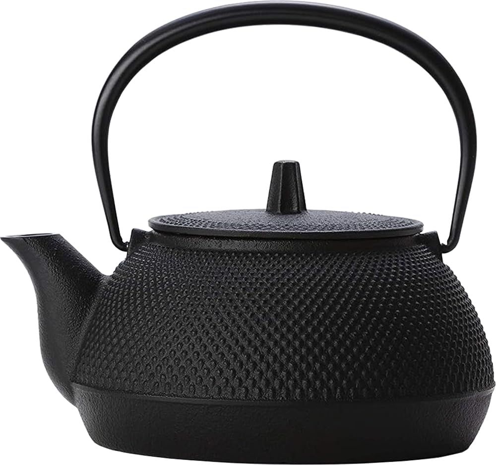 岩鋳(Iwachu) 鉄瓶 黒焼付 0.65L 鉄瓶兼用急須 5型新アラレ IH対応 12822kk 24816588