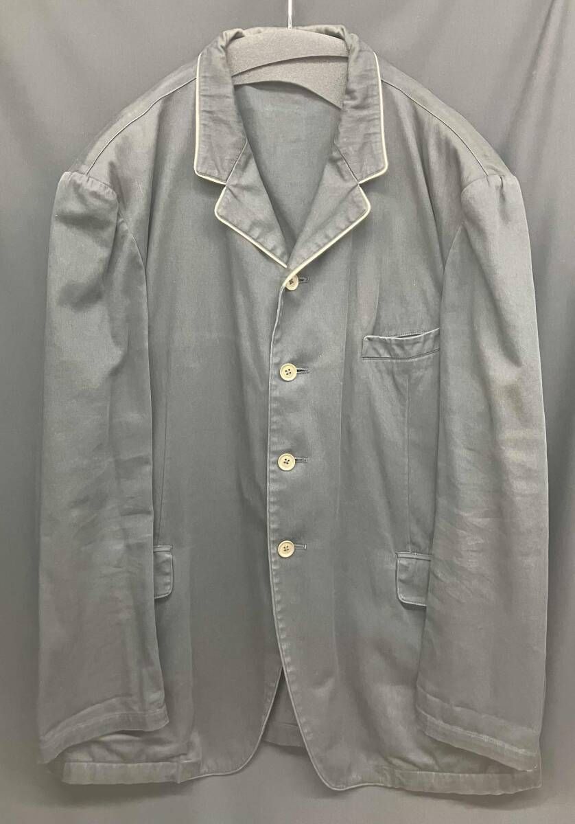 03SS archive YOHJI YAMAMOTO POUR HOMME パイピングデザイン4Bジャケット HQ-J61-901 サイズ3 ブラック ヨウジヤマモト