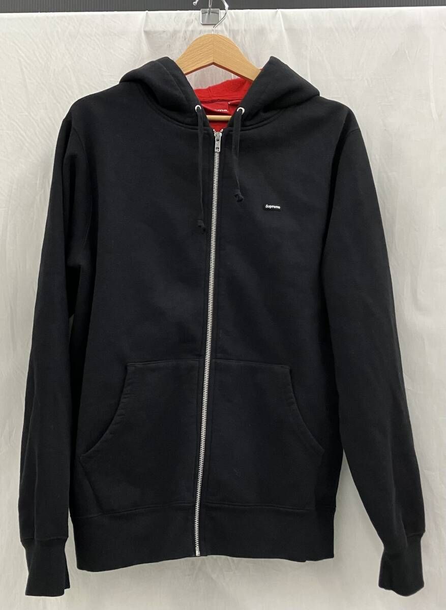 現状品 Supreme パーカー Contrast Zip Up Hooded Sweatshirt