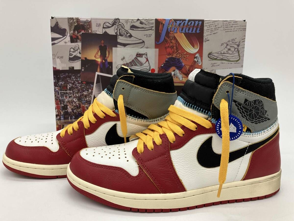 【鑑定済】 UNION NIKE AIR JORDAN 1 RETRO HIGH OG SP HV8563 600 ユニオン ナイキ エア ジョーダン 1 レトロ ハイ OG US9.5 27.5cm
