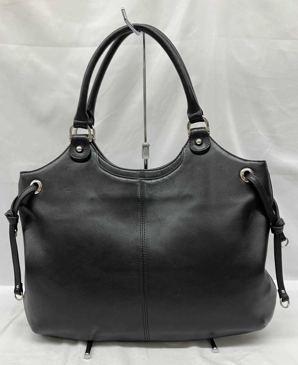 HAMANO ハマノ　ハンドバッグ トートバッグ　レザー　ブラック