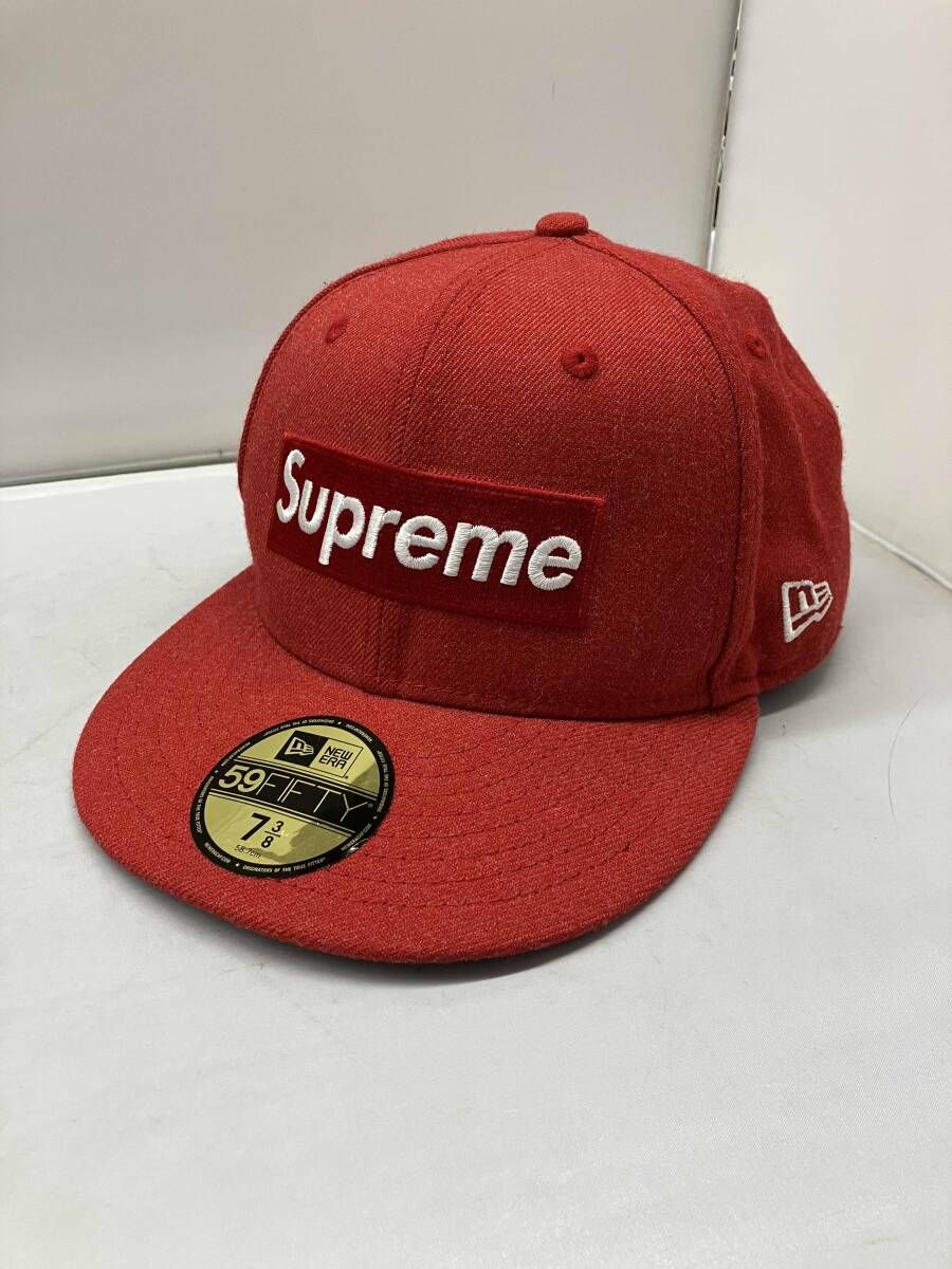 再出品 シュプリーム レアモデル キャップ 未使用品 レッド 希少モデル レッド Supreme × New Era World Famous 1994 Box Logo／20AW