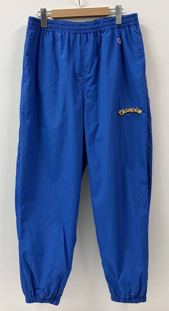 Champion チャンピオン C8-B210 パンツ LONGPANTS ロングパンツ サイズL ブルー ナイロン100% 中国製